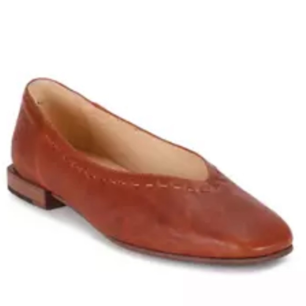 Frye  Claire Flats Womens shoes.$198.Leather